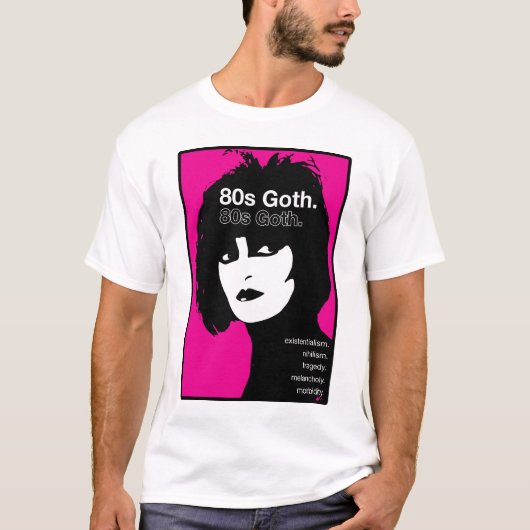 jaren '80 GOTHIC T-shirt (Voorkant)