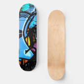 jaren '80 graffiti persoonlijk skateboard (Voorkant)