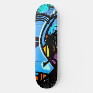 jaren '80 graffiti persoonlijk skateboard