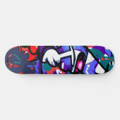 jaren '80 graffiti persoonlijk skateboard (Horizontaal)