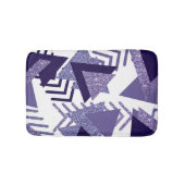 jaren '80 Koel Abstract | Paarse Passion Shapes Pa Badmat (Voorkant)