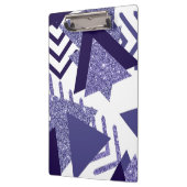 jaren '80 Koel Abstract | Paarse Passion Shapes Pa Klembord (Links)