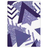 jaren '80 Koel Abstract | Paarse Passion Shapes Pa Klembord (Achterkant)