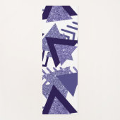 jaren '80 Koel Abstract | Paarse Passion Shapes Pa Yogamat (Voorkant)