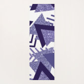 jaren '80 Koel Abstract | Paarse Passion Shapes Pa Yogamat (Achterkant)