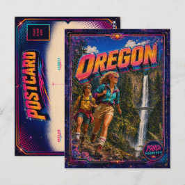 Jaren 80 Oregon ansichtkaart 80s retro Briefkaart