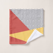 jaren '80 pop kunstpatroon bad handdoek (Wasdoekje)