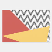 jaren '80 pop kunstpatroon inpakpapier vel (Voorkant)