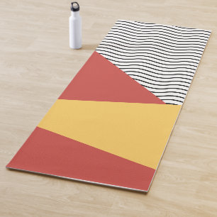 jaren '80 pop kunstpatroon yogamat