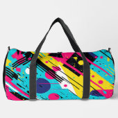 jaren '80 Retro geometrisch patroon Plunjezak (Voorkant)