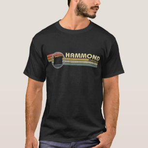 jaren '80 Stijl HAMMOND, OF T-shirt