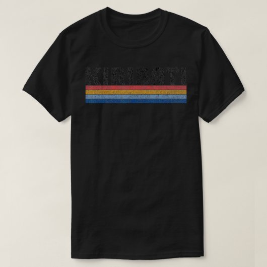  jaren 80 Stijl Kiribati T-shirt (Design voorkant)