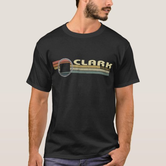 jaren 80 Style CLARK, CO T-shirt (Voorkant)