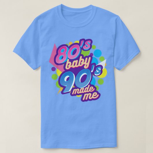 jaren '80 t-shirt (Design voorkant)
