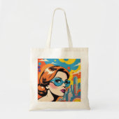 jaren '80 vrouw tote bag (Voorkant)