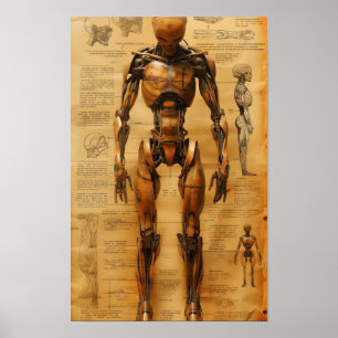 jaren 90 Anime Poster met Yoshiaki Kawaji