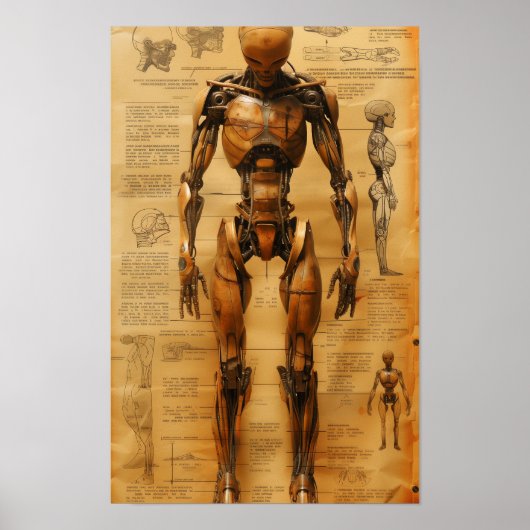  jaren 90 Anime Poster met Yoshiaki Kawaji (Voorkant)