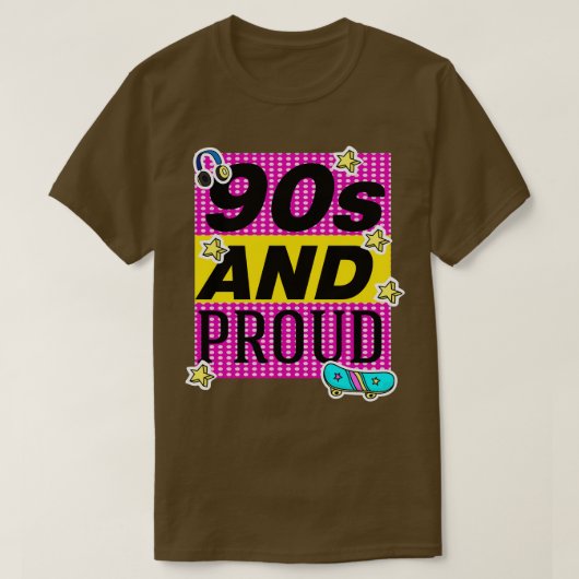 jaren '90 en Trots 2 T-shirt (Design voorkant)