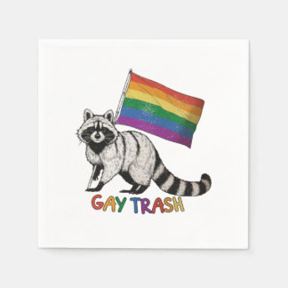  jaren '90 Funny Racoon Servet