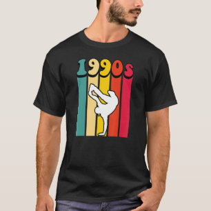 Jaren 90 Hip Hop Breakdancing Retro Vintage Terug T-shirt