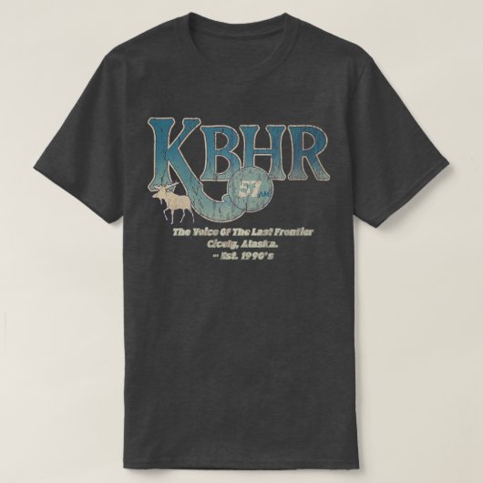  jaren '90 KBHR Am Northern Exposure Baby Bodysui T-shirt (Design voorkant)
