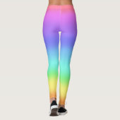 jaren '90 ombre rainbow colorful hipster smos leggings (Achterkant)