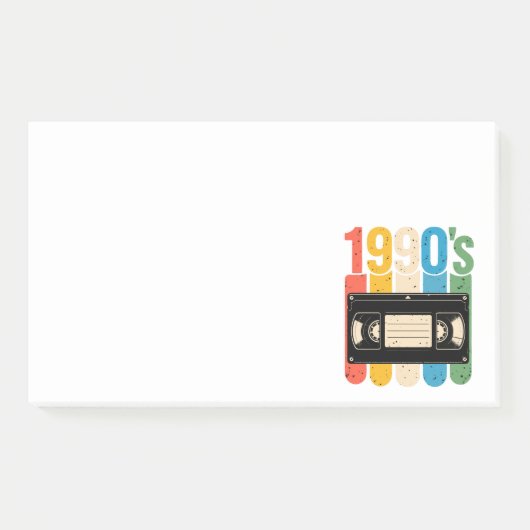 jaren 90 retro VHS nostalgie Post-it® Notes (Voorkant)