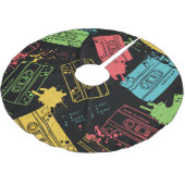 jaren '90 Stijl Cool Grunge Cassettes Kerstboom Rok (Gekanteld)