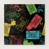 jaren '90 Stijl Cool Grunge Cassettes Legpuzzel (Horizontaal)