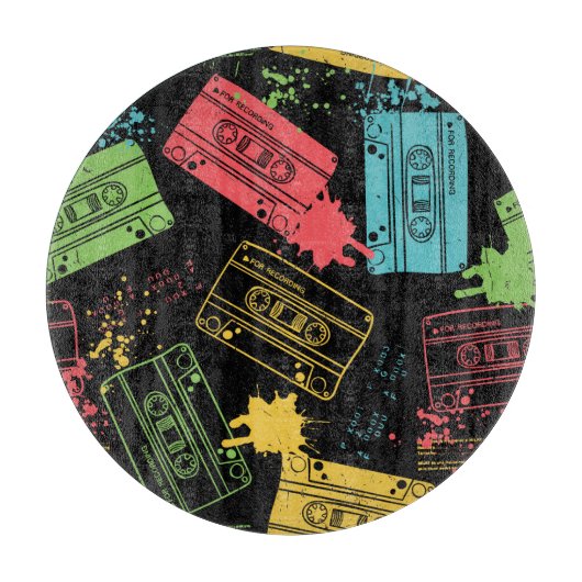 jaren '90 Stijl Cool Grunge Cassettes Snijplank (Voorkant)