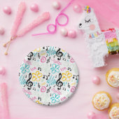 jaren '90 Stijl Muziek Papieren Bordje (Feest)