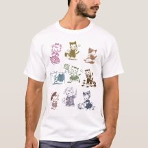 jaren '90 Tattoo Cat Retro Kitten Schattige
