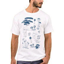 jaren 90 Tattoo Mushroom Design T-shirt