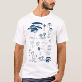 jaren 90 Tattoo Mushroom Design T-shirt