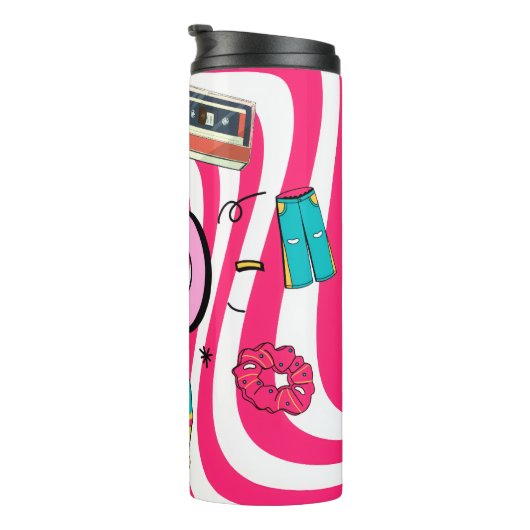 jaren 90 thermosbeker (Geroteerd rechts)