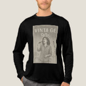 jaren '90 vibes Tri-Blend shirt (Voorkant volledig)