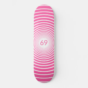 Jaren cirkels - Voeg uw kleuren/aantal/letters toe Persoonlijk Skateboard