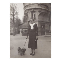 jaren dertig in het poster van Parijs