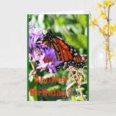 Jaren echt een doorvoerkaart met vlinder kaart (Gele Bloem)