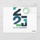 Jaren van mogelijkheden briefkaart (Achterkant)