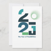 Jaren van mogelijkheden kaart (Achterkant)