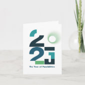 Jaren van mogelijkheden notitiekaartje (Voorkant)