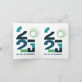 Jaren van mogelijkheden notitiekaartje