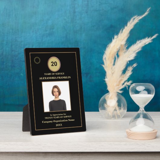 Jaren van servicefoto's Logo Gold Awards Fotoplaat (Zijkant)