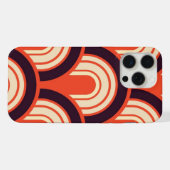 Jaren Vijftig Retro Abstract iPhone Hoesje (Achterkant horizontaal)