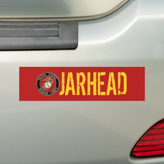 Jarhead Bumpersticker (Op auto)