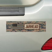 Jarhead Bumpersticker (Op auto)
