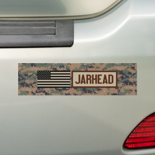Jarhead Bumpersticker (Op auto)