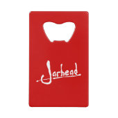 JARHEAD CREDITKAART FLESSENOPENER (Voorkant)