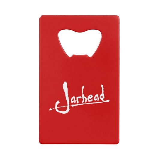 JARHEAD CREDITKAART FLESSENOPENER (Voorkant)